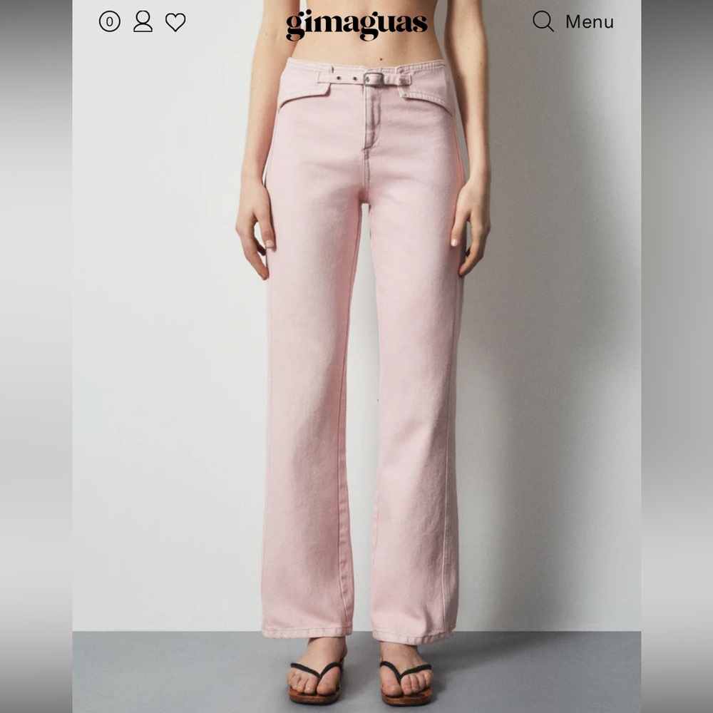 NWT Gimaguas Nicole Trousers Pink Size 32